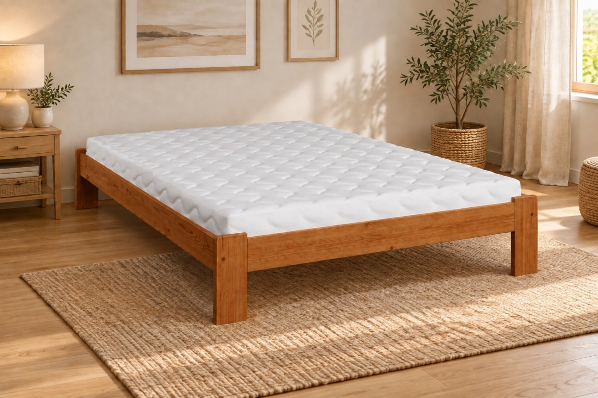 Posteľ z masívu borovice Adam 140x200 cm jelša + rošt ZADARMO produkt
