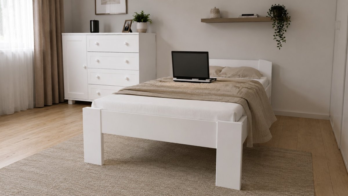 Posteľ z masívu Anetka 90 x 200 cm - BIELA + rošt ZADARMO produkt