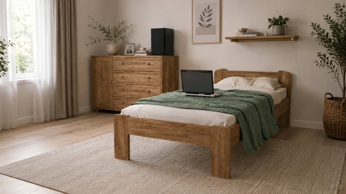 Posteľ z masívu Anetka 90 x 200 cm dub + rošt ZADARMO produkt