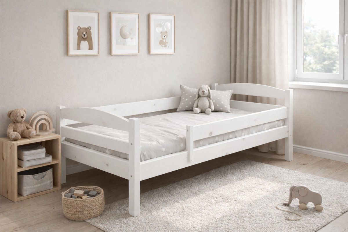 Posteľ Anička biela 160x70 cm + matrace + rošt ZADARMO produkt