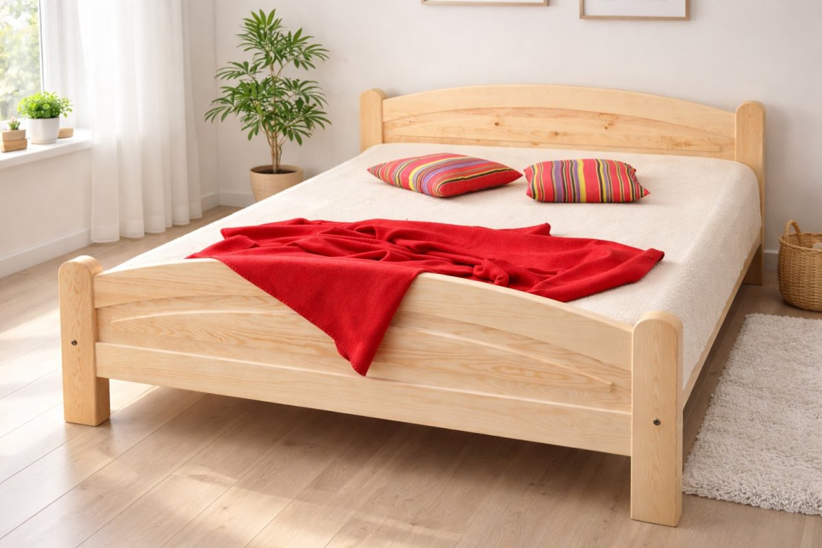 Posteľ z masívu borovice Bella 180x200 cm + rošt ZADARMO produkt