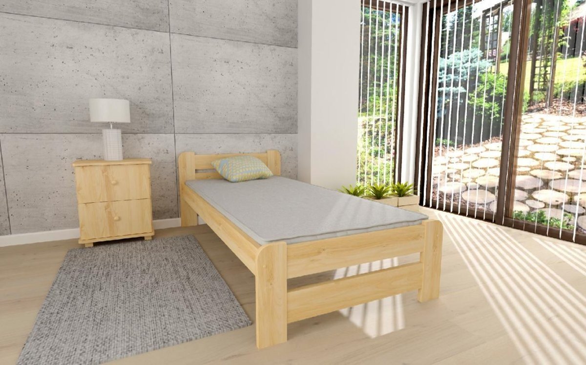 Posteľ z masívu Union 90x200 cm + rošt ZADARMO produkt
