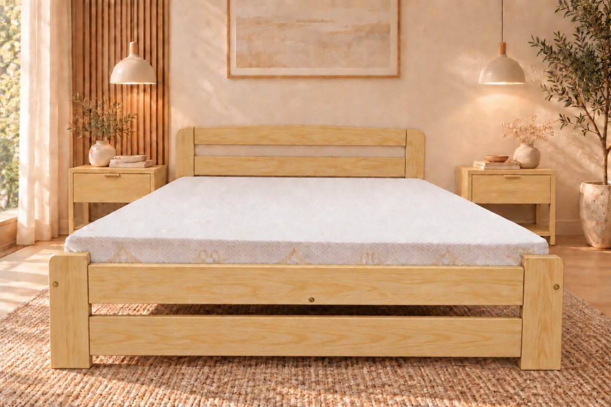 Posteľ z masívu borovice Petra 140x200 cm + rošt ZADARMO produkt