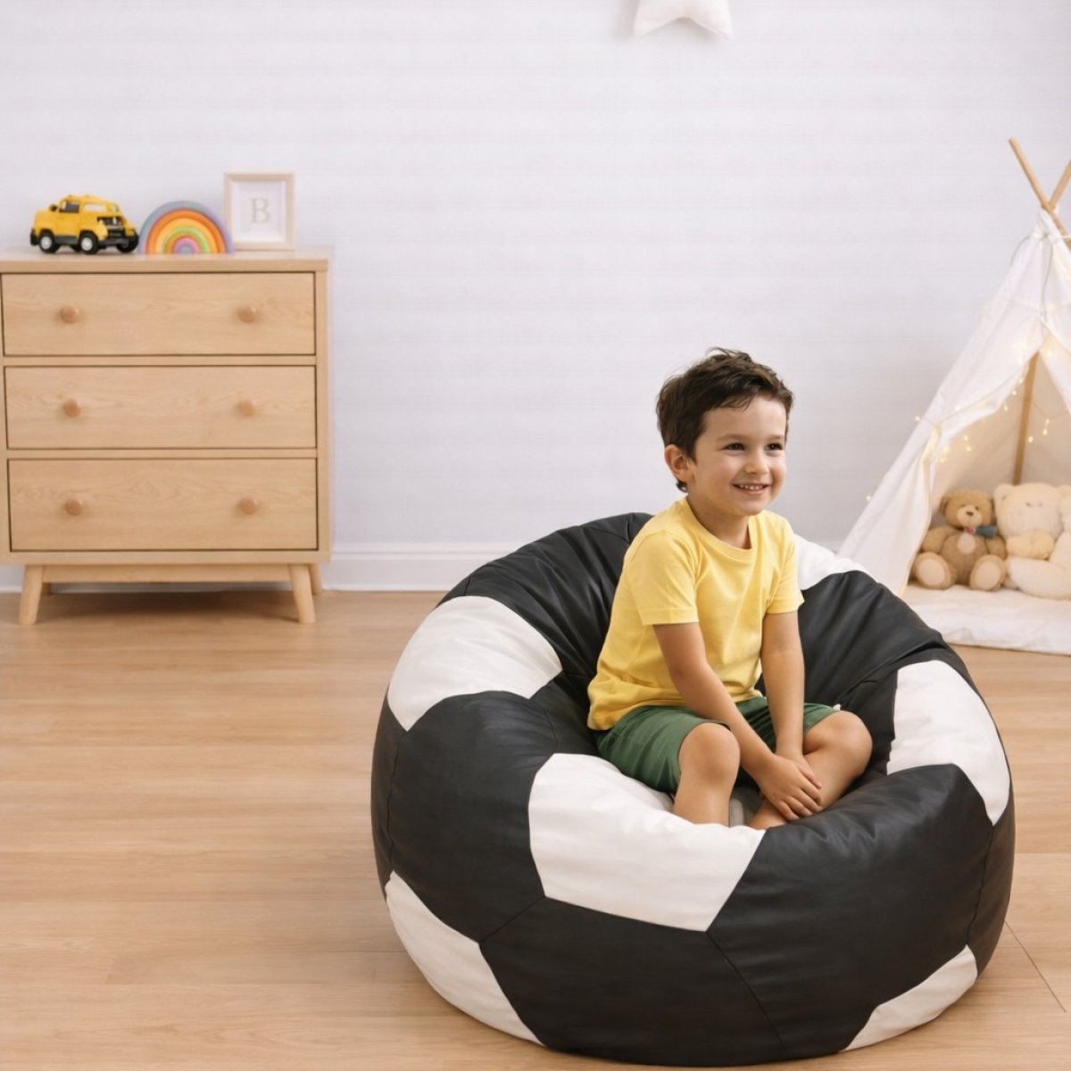 Sedací vak fotbalová lopta 450L, 100 cm XXL nr.08 produkt