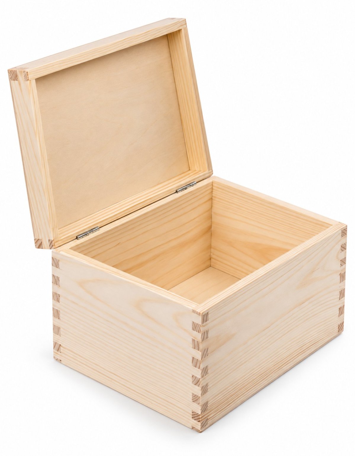 Drevená krabička z borovicového dreva – 22 × 16 × 13,5 cm produkt