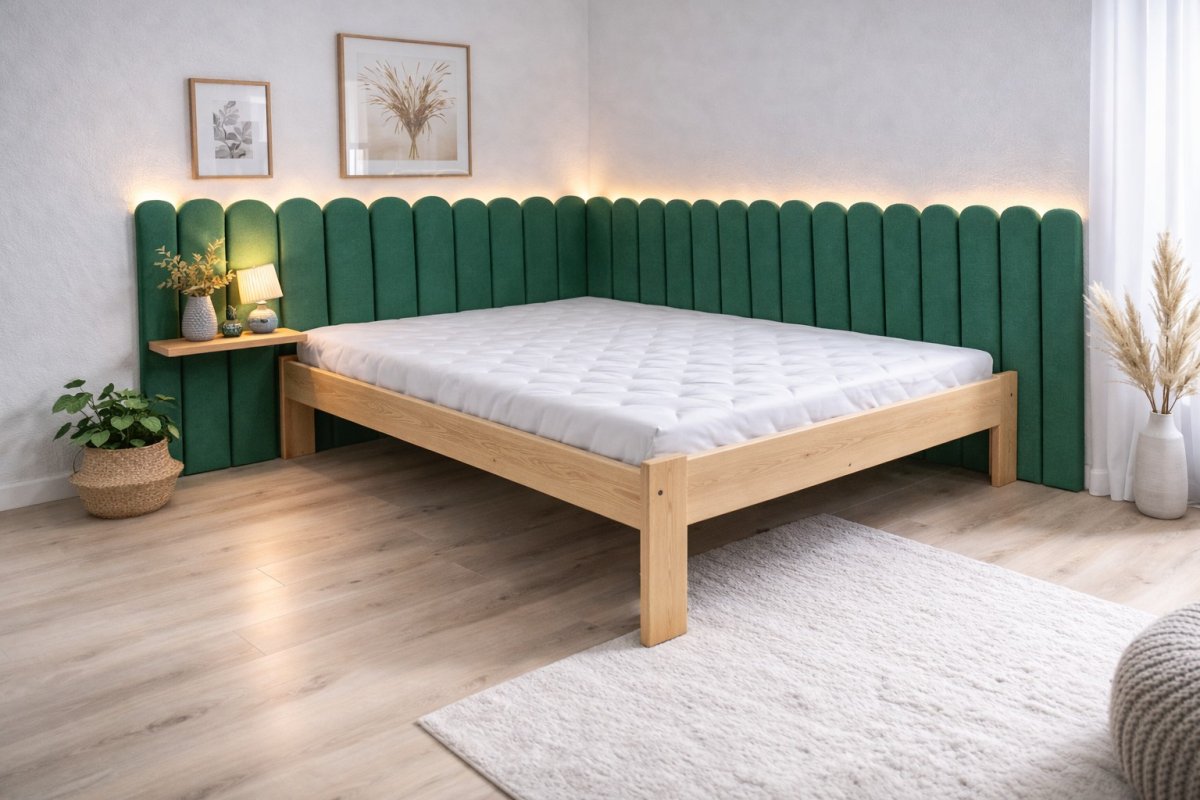 Čalúnený panel Plot 5 cm - zelená 08 produkt