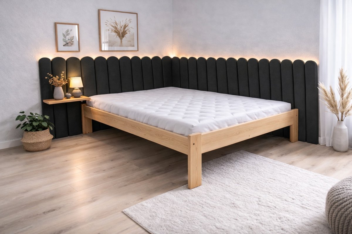 Čalúnený panel Plot 5 cm - čierna 20 produkt