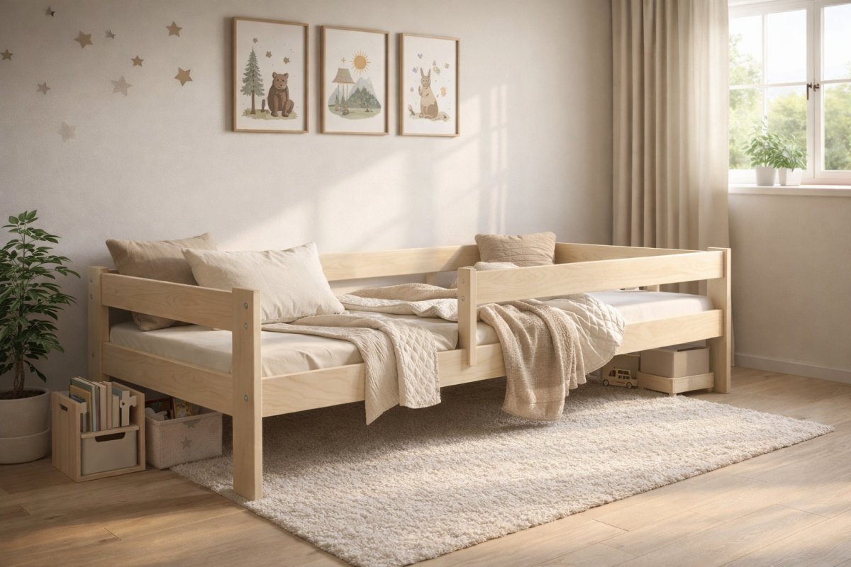 Posteľ z masívu Rudi 90/200 cm + rošt ZADARMO produkt