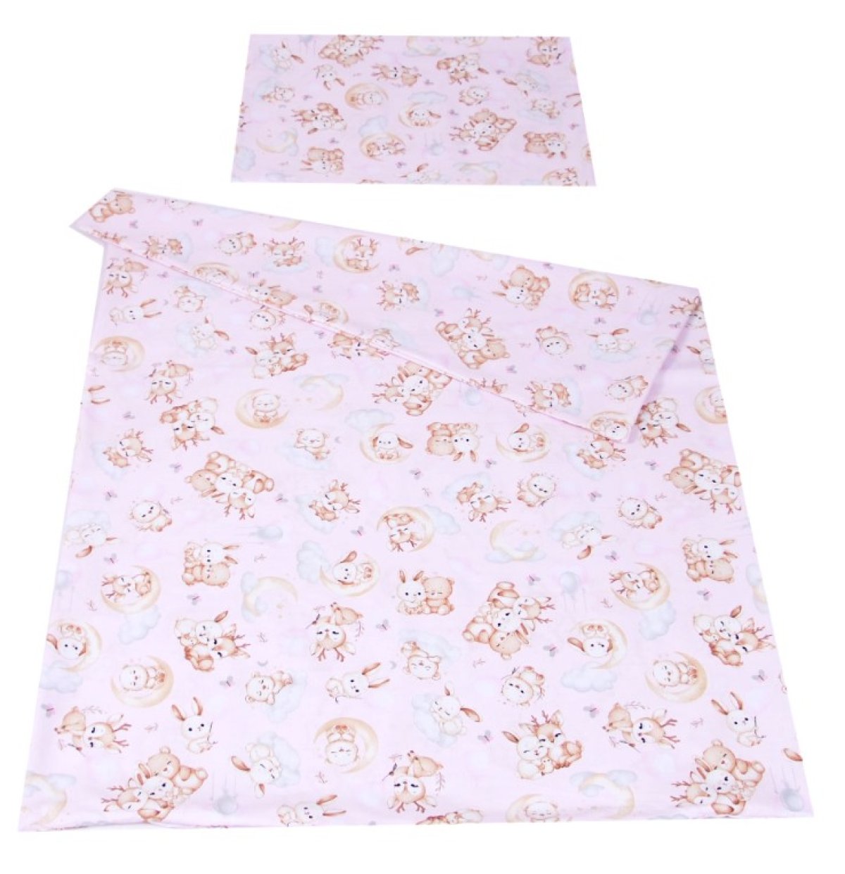 Obliečky do postielky 120/90 cm - maznáčikovia ružoví produkt
