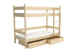 Poschodová posteľ Indus 90x200 cm + zásuvky + rošty ZADARMO produkt