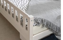 Posteľ Adele 3v1 90x200 cm + zásuvka/pristielka + rošty - biela produkt