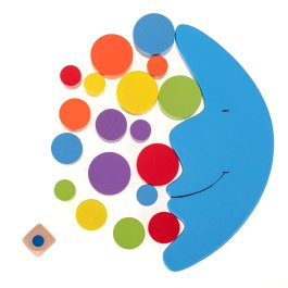 Drevená Montessori hra - balansujúci mesiac produkt