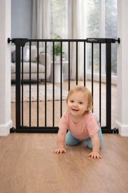 Zábrana Pupyhou 76-83 cm - dvere/schody / čierna produkt