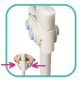 Zábrana na postel Méďa - 180 cm šedá produkt