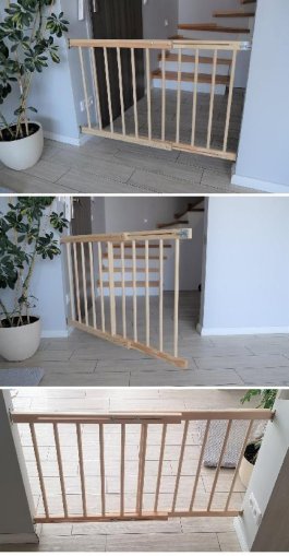 Zábrana dvere, schody 102-172 cm - výška 82 cm produkt