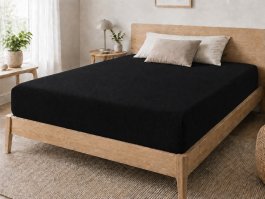 Froté prestieradlo s gumkou 90/200 cm ECONOMY - čierna produkt