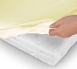 Froté prestieradlo s gumkou 90/200 cm ECONOMY - krem produkt