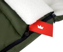 Fusak K4 bouclé - fľaškovo zelená produkt