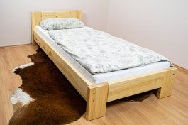 Posteľ Káťa z masívu borovice 4 cm - 90x200 cm + rošt ZADARMO produkt