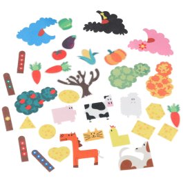 Interaktívna vzdelávacia kniha pre deti (Quiet Book – farma, zvieratká, aktivity) produkt