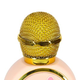 Detský karaoke mikrofón s Bluetooth, LED svetlami a motívom zajačika produkt