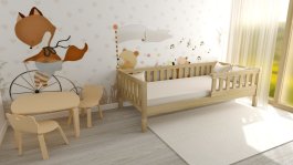 Posteľ Montessori Matylda 90x200 cm + rošt ZADARMO produkt