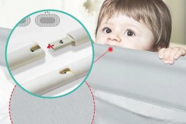 Zábrana na postel Méďa - 200 cm šedá produkt