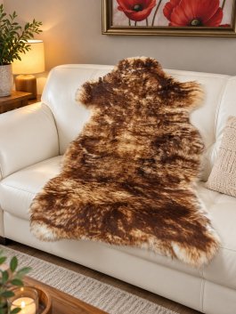 Ovčí kožušina 100% prírodná 90-100 cm muflon produkt