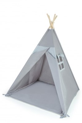 Stan teepee s oknom + 6 darčekov zdarma šedý produkt